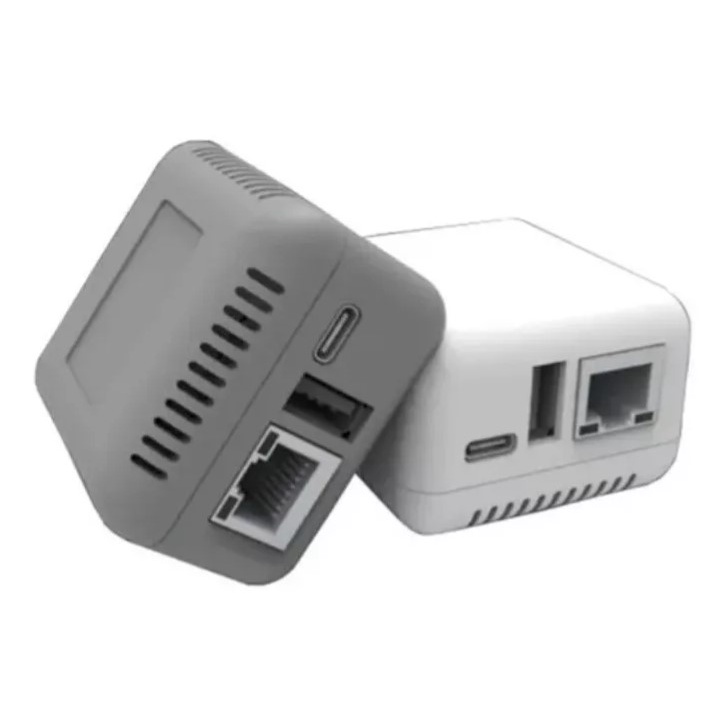 Servidor de Impressão USB Print Server Rede Ethernet Com Fio RJ45 TCP IP Impressora Multifuncional