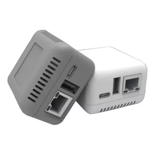 Servidor de Impressão USB Print Server Rede Ethernet Com Fio RJ45 TCP IP Impressora Multifuncional
