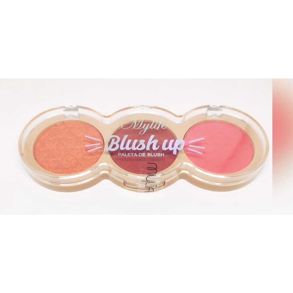 Paleta Blush UP Mylife (3 Cores) Shopee Brasil
