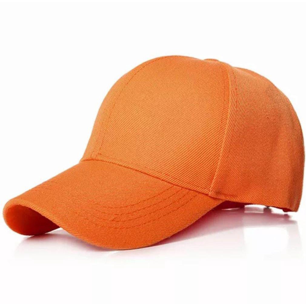 Boné Liso Básico Adulto Unissex Ajustável Aba Curva Em Cores | Shopee ...