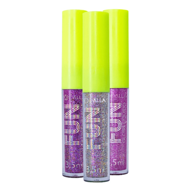 Kit 3 Gloss Glitter Labial Girls Just Wanna Have Fun Dalla Shopee Brasil