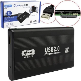 CASE 2.5 HD SATA USB 2.0 PARA PC E NOTEBOOK KP-HD001 KNUP