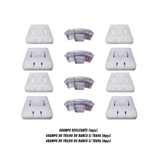 Kit Deslize 2 Bancos Buchas Trava Gol G5 G6 G7 em Oferta na Shopee