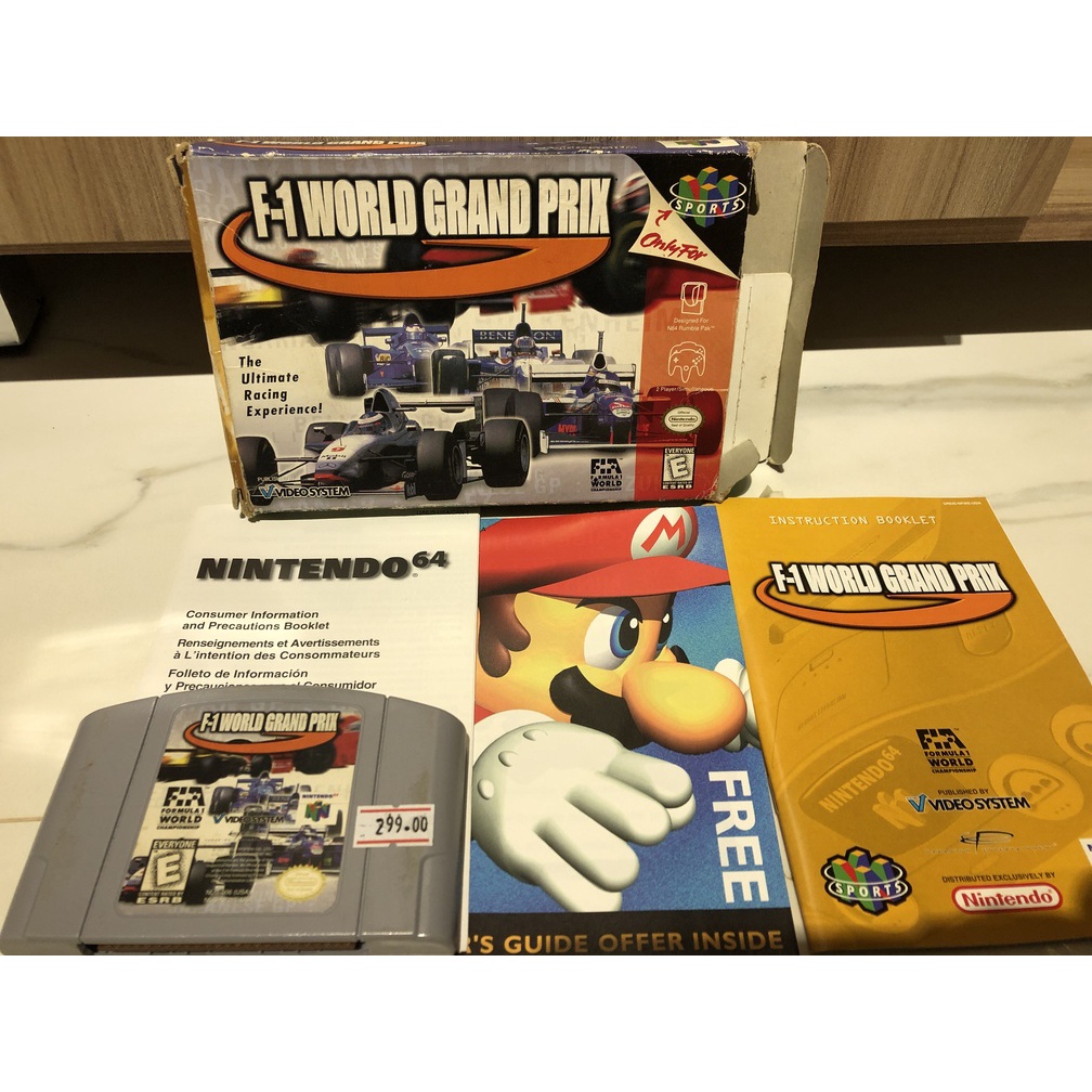Nintendo 64 - N64 - CIB - F1 World Grand Prix | Shopee Brasil
