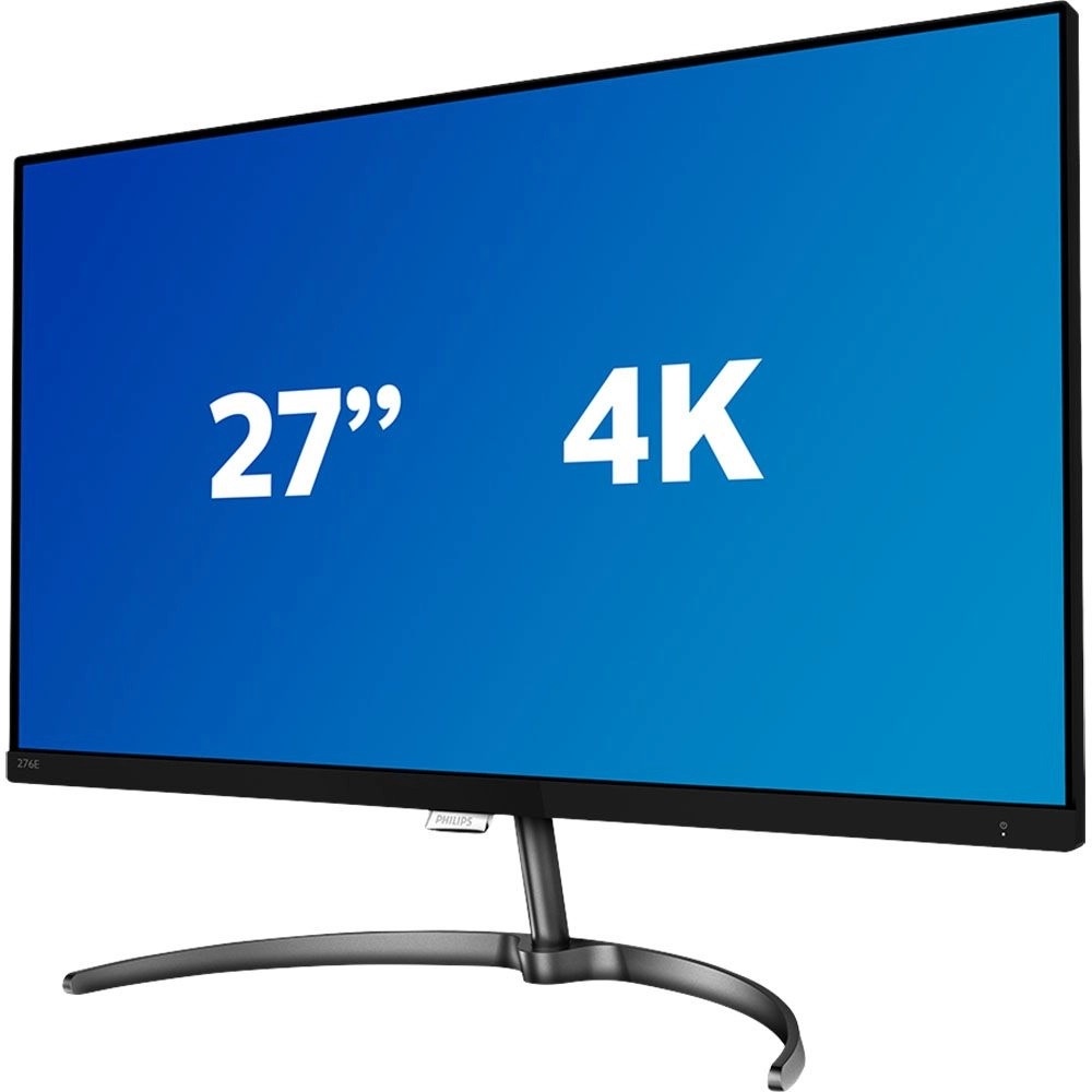 Monitor Philips 27" 276E8VJSB Ultra HD 4K IPS Widescreen HDMI Bordas Ultrafinas