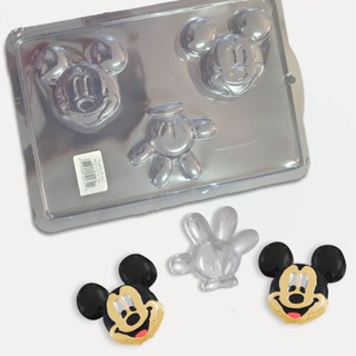 Forma Rosto Mickey e Luva 3 Cav Simples C-502320