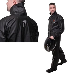 Capa Chuva Roupa Conjunto Pvc Combate Gola Motoqueiro - Masculino