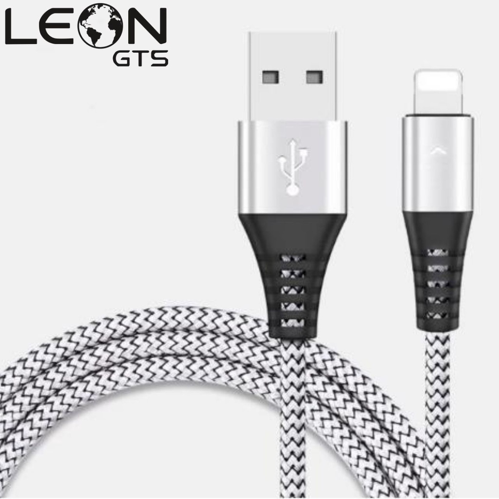 Cabo Carregamento IP Maçã Nylon Resistente USB Lightning Trançado Para Todos modelos de Iphone SJX-Y5-IP - Varias Cores