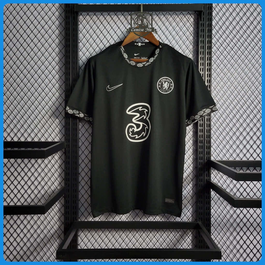 Camisa De Time Tailandesa 22/23 Futebol Treino-Preta | Shopee Brasil