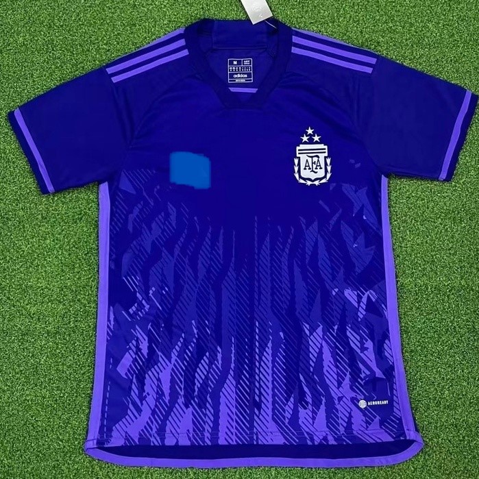 Camisa Da Argentina Roxa Estrelas Copa Do Mundo