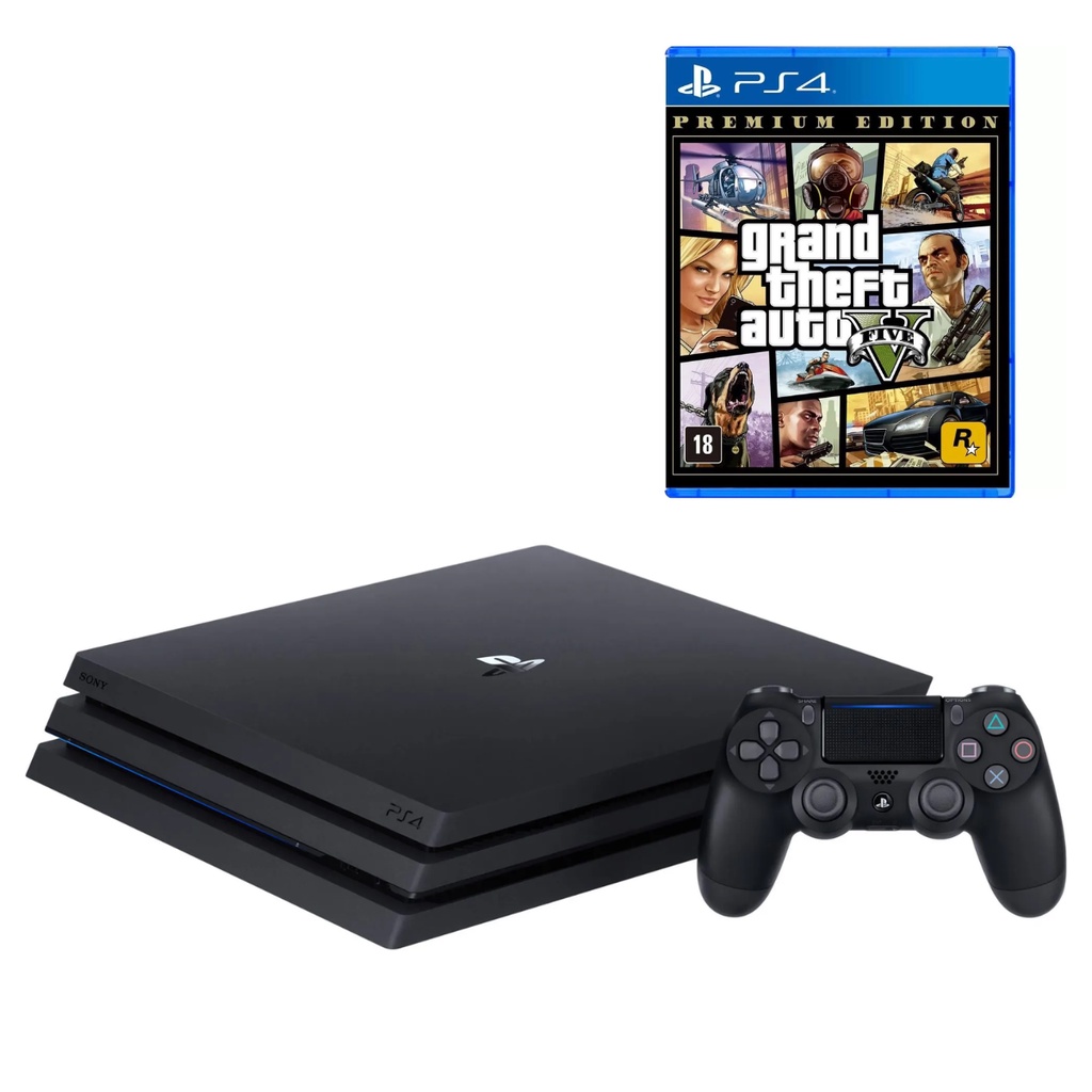 Console PlayStation 4 Fat 500GB PS4 Sony (Seminovo) - Machado