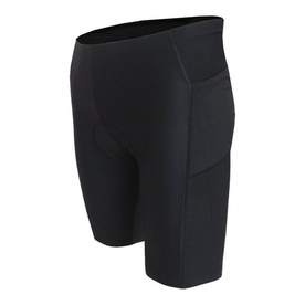 Bermuda Ciclismo Le Mans Preta Forro De Espuma Com Bolso