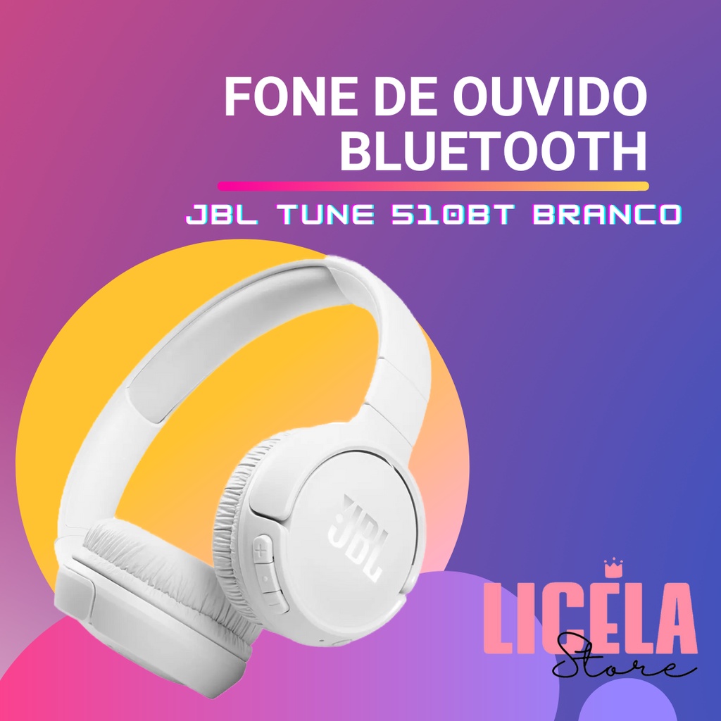 FONE DE OUVIDO JBL TUNE 510BT PURE BASS WIRELESS | Shopee Brasil