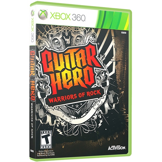 Guitar Hero Warriors of Rock para Xbox 360 Lt com capa