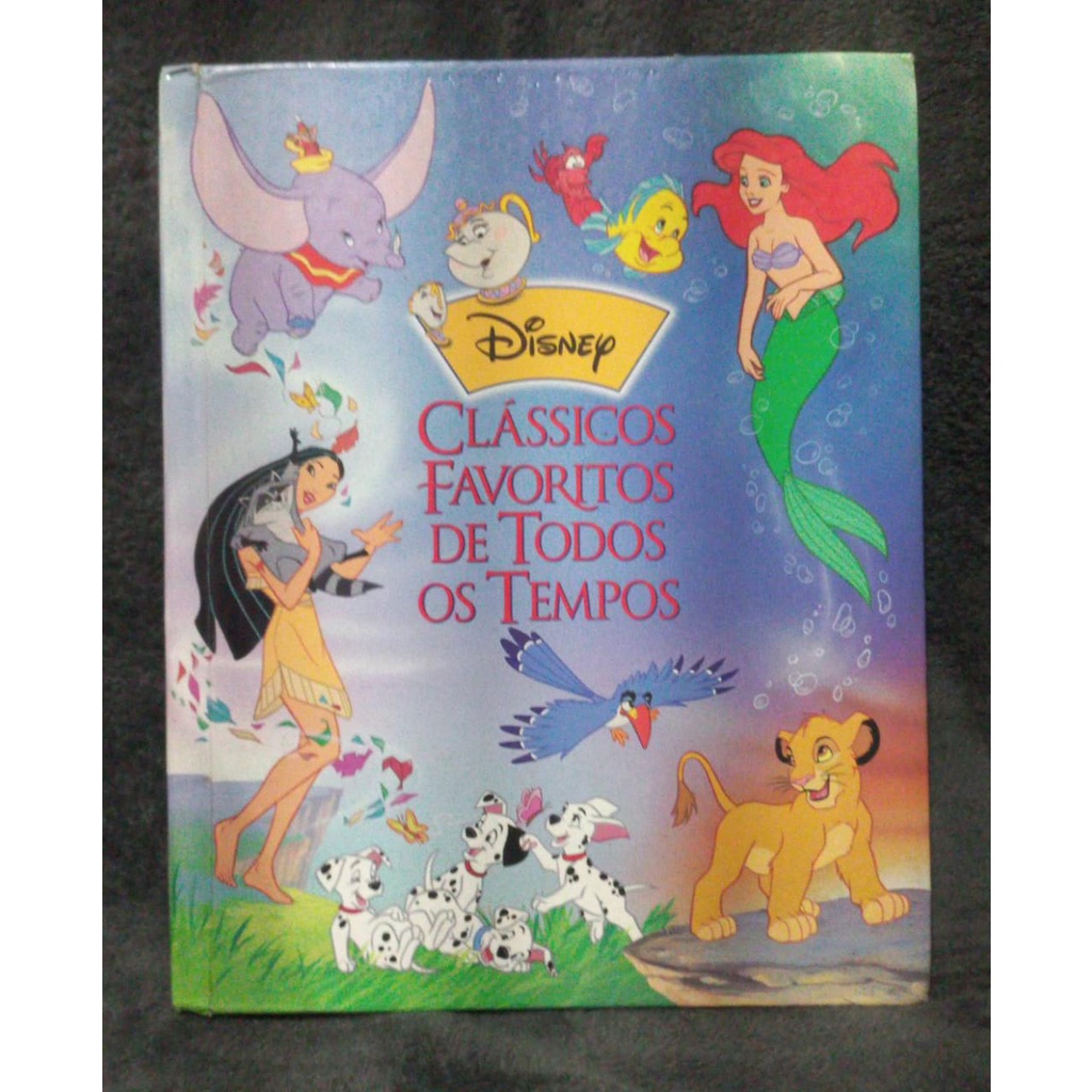 Livro Clássicos Favoritos De Todos Os Tempos Disney Shopee Brasil