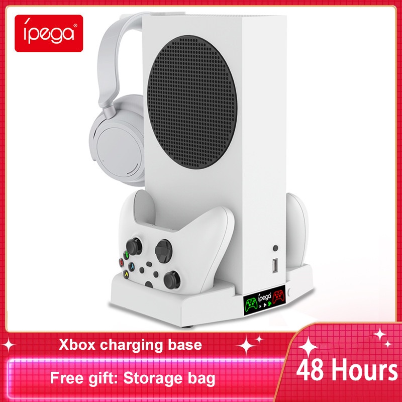 Carregador De Ventilador De Refrigeração Ipega Para Xbox Suporte Vertical 2 Controlador Estação De Carregamento Rápido De Dock Console Série S