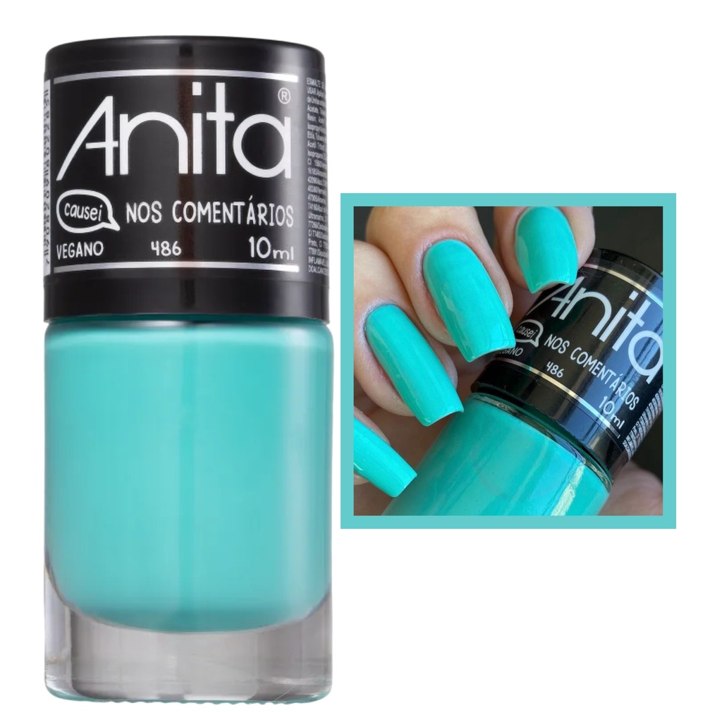 Esmalte Anita Coleção Coisas Que Já Fiz Cremoso Vegano 10ml