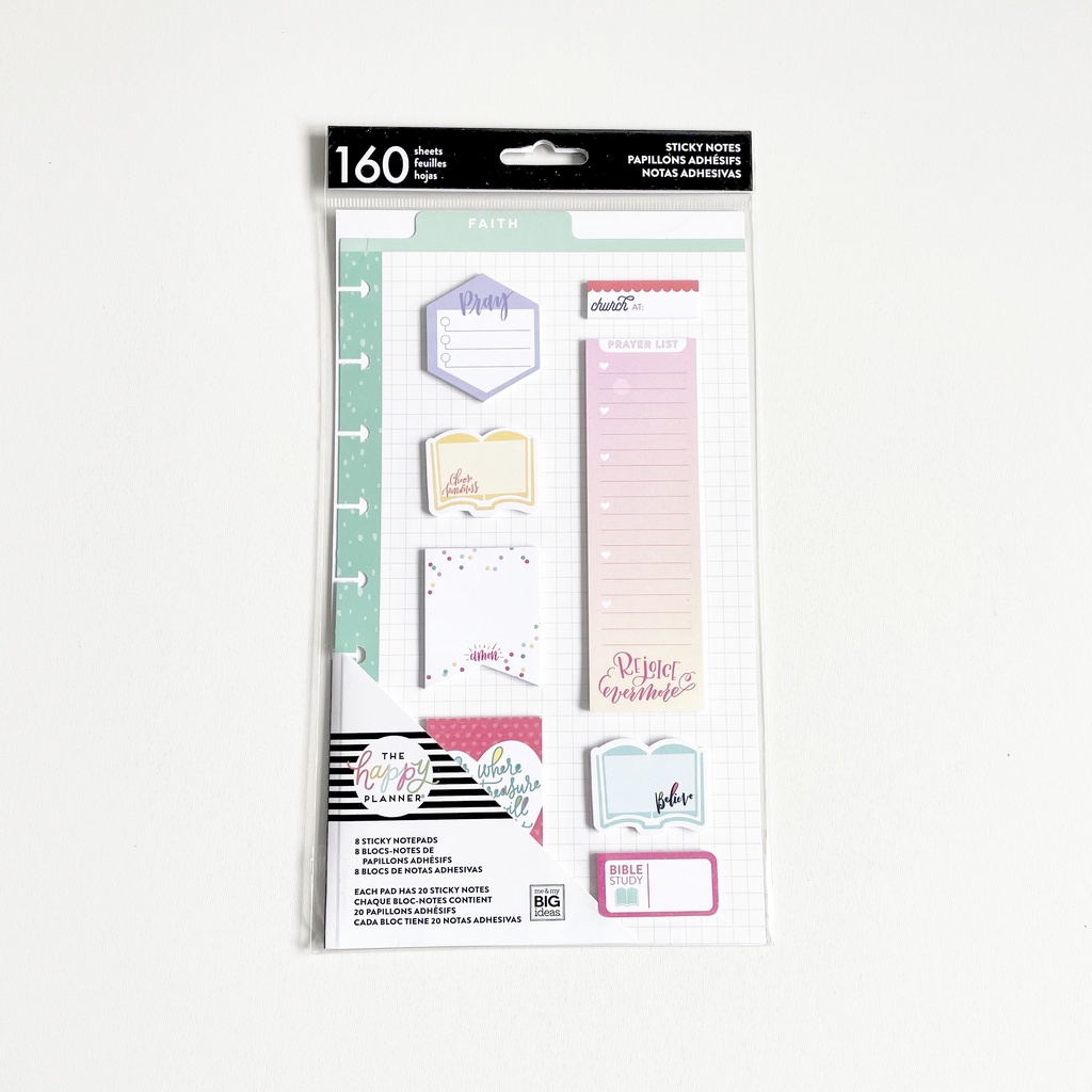 Sticky Notes - Faith - The Happy Planner | Shopee Brasil