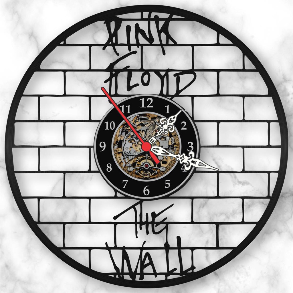 Relógio Parede Pink Floyd The Wall Banda Rock 80 90 Vinil Lp Promoção