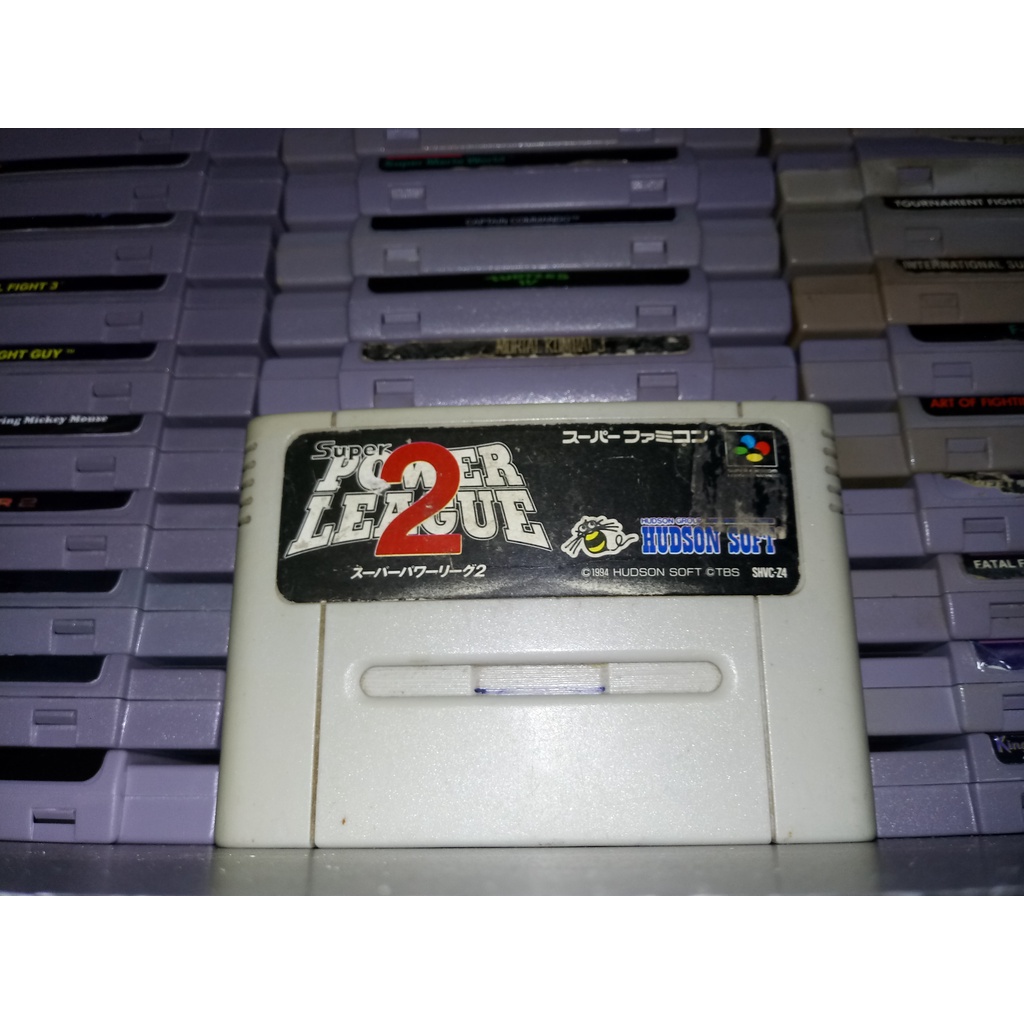 Cartucho - Fita Super Power League 2 paralelo Super Nintendo Snes