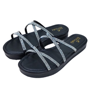 Rasteira Blogueira Flatform Chinelo Rasteirinha com Strass Tendência 2023 Sandália Feminina Papete Birken Tendência  Ref. 30/70