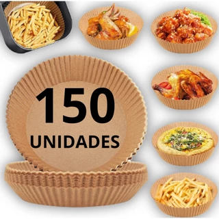 Forma De Airfryer Descartavel Antiaderente De Papel Cozinha Redondo Fritadeira Cozimento Protetor Forro Tapete