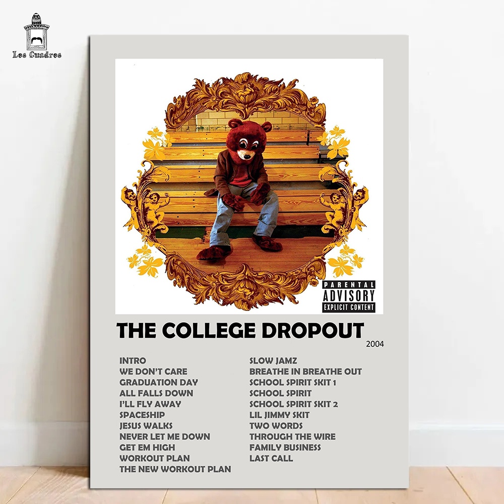Quadro Placa Decorativa Kanye West Ye Graduation em MDF 28x20cm ...
