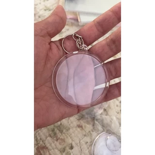 30 Chaveiro Redondo sem Personalizar de Plastico em Oferta na Shopee