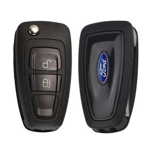 Chave Canivete Ford Focus Fiesta Ka New Eco Sport 2 Botões