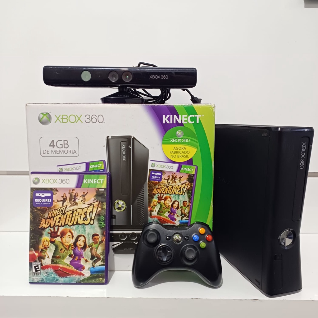 Console Xbox 360 Bloqueado Jogos Kinect Envio Rapido!