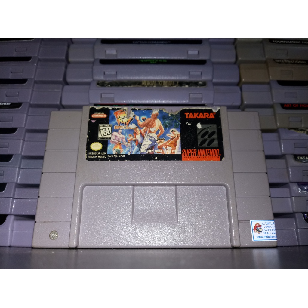 Cartucho - Fita Fatal Fury Special original Super Nintendo Snes