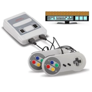 Vídeo Game Retrô Portátil com 620 Jogos e 2 Controles Bivolt