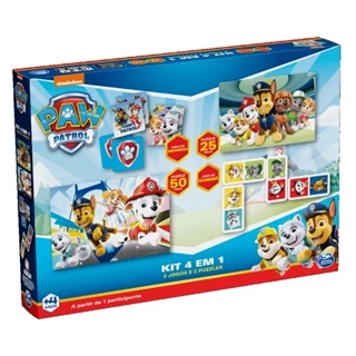 Jogo Interativo Kit 4 Em 1 Patrulha Canina - Grow 4341