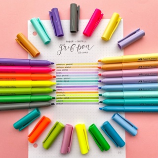 Marca Texto Grifpen FABER-CASTELL (Und/Kit) - Neon, Pastel e Novas Cores