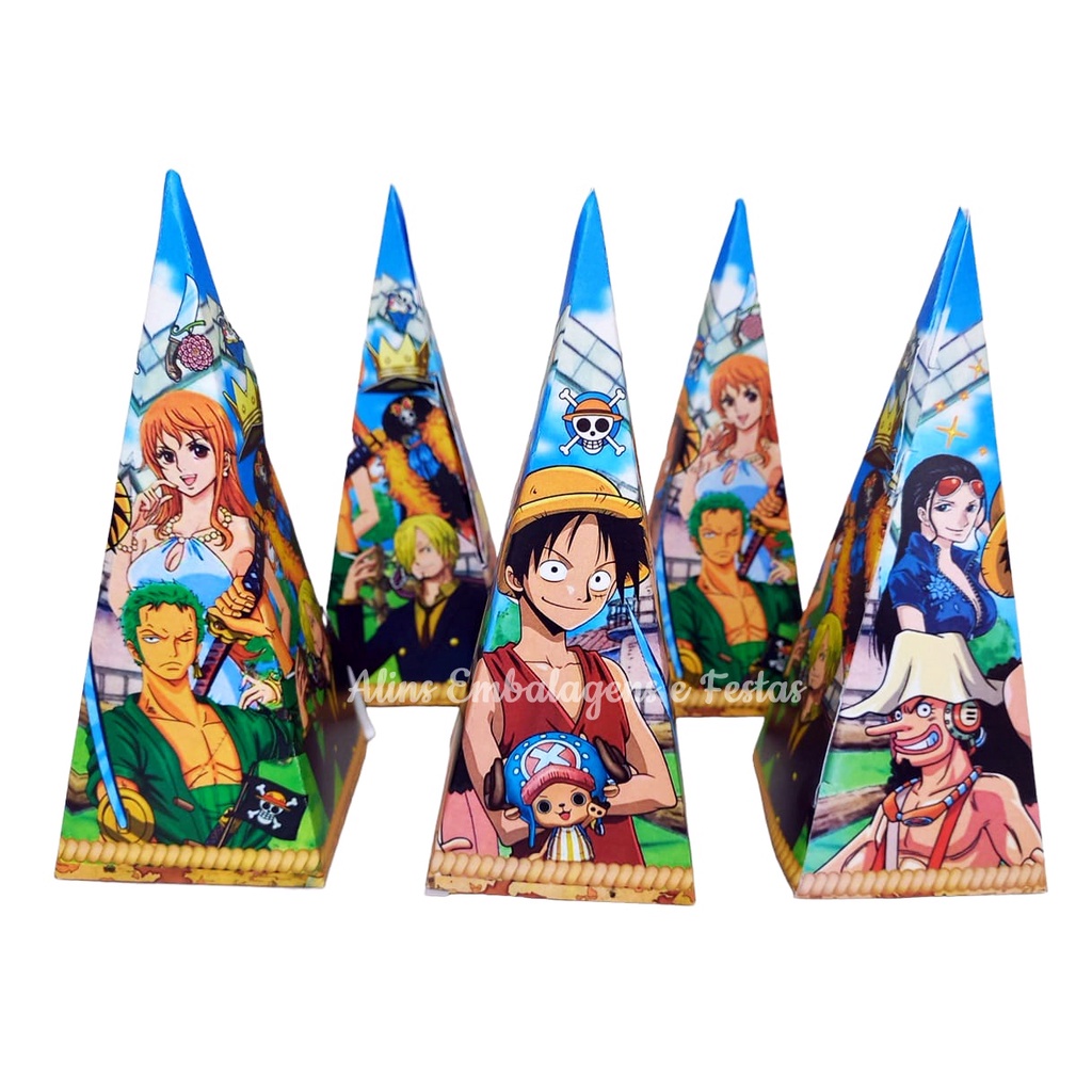Caixa Cone One Piece  Elo7 Produtos Especiais