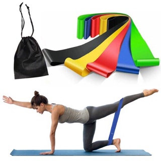 Kit 5 Faixas Mini Band Para Exercícios Multifuncional Yoga Fisioterapia e Treino
