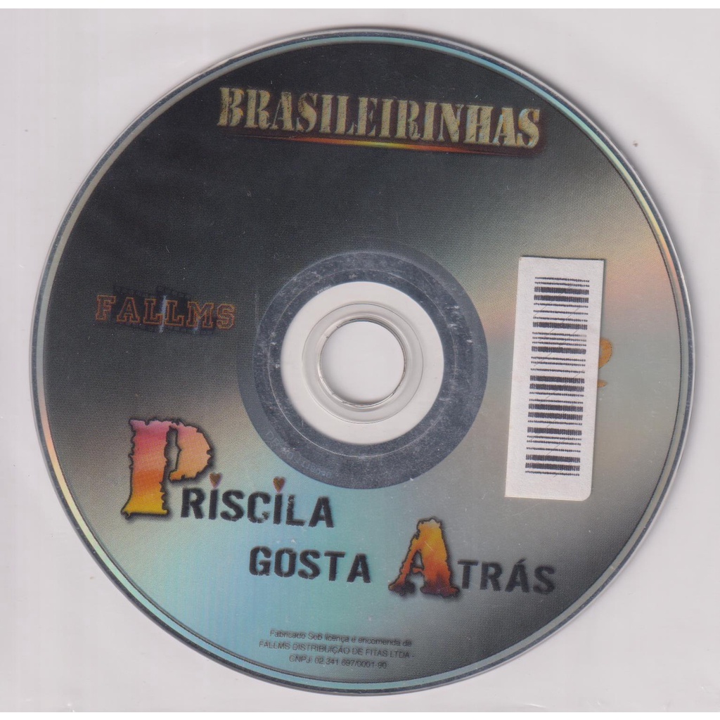 Dvd Brasileirinhas Priscila Gosta Atrás - Filme Adulto Original - Somente o  Disco Dvd Original | Shopee Brasil