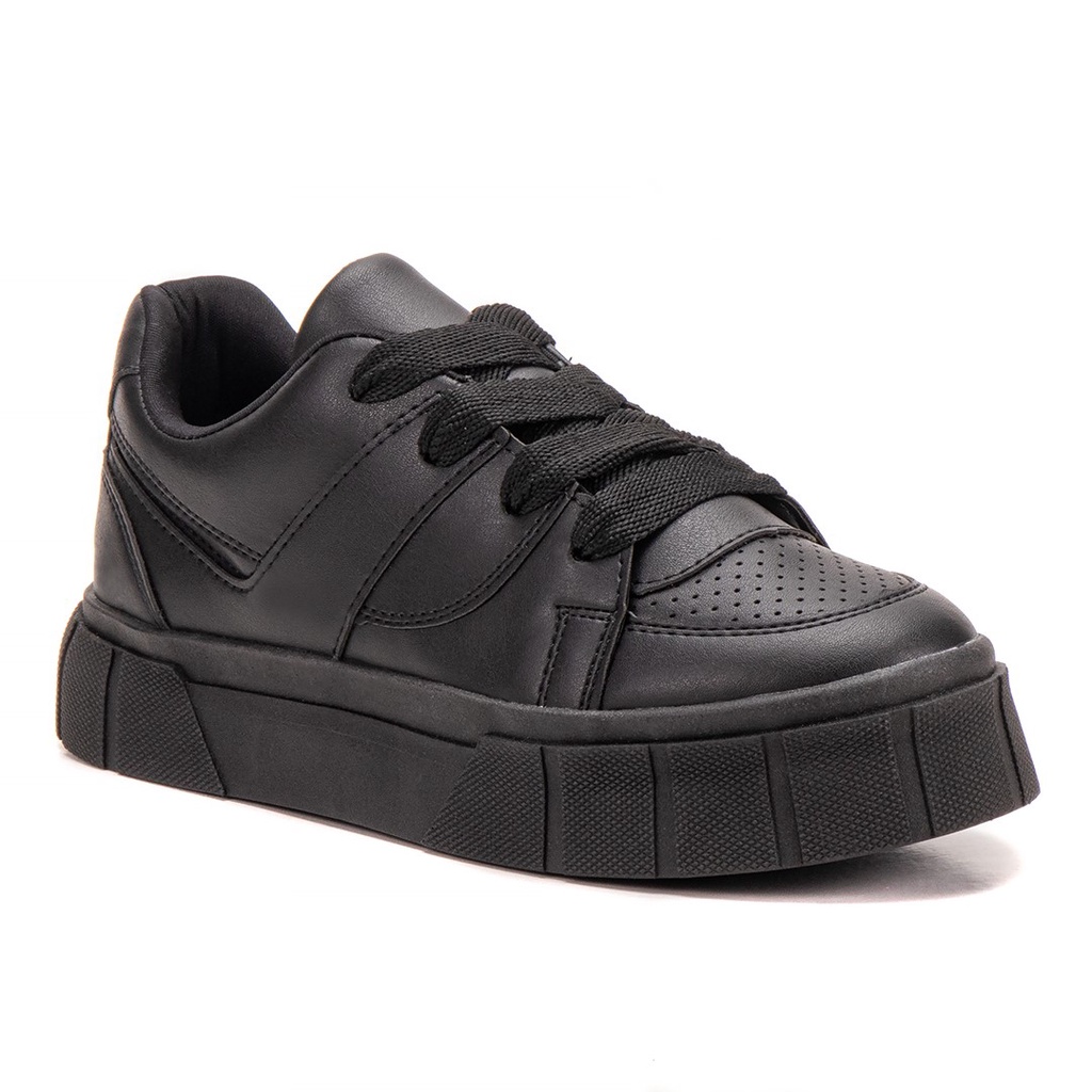 feminino casual tenis todo preto feminino barato