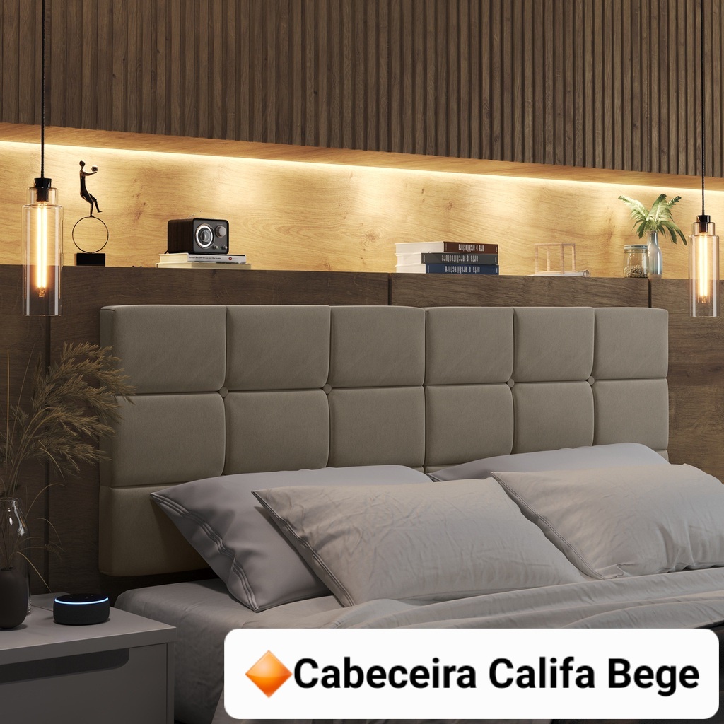Cabeceira De Cama Queen Estofada Almofadada Painel 1,60 Cor Rosa Modelo ...