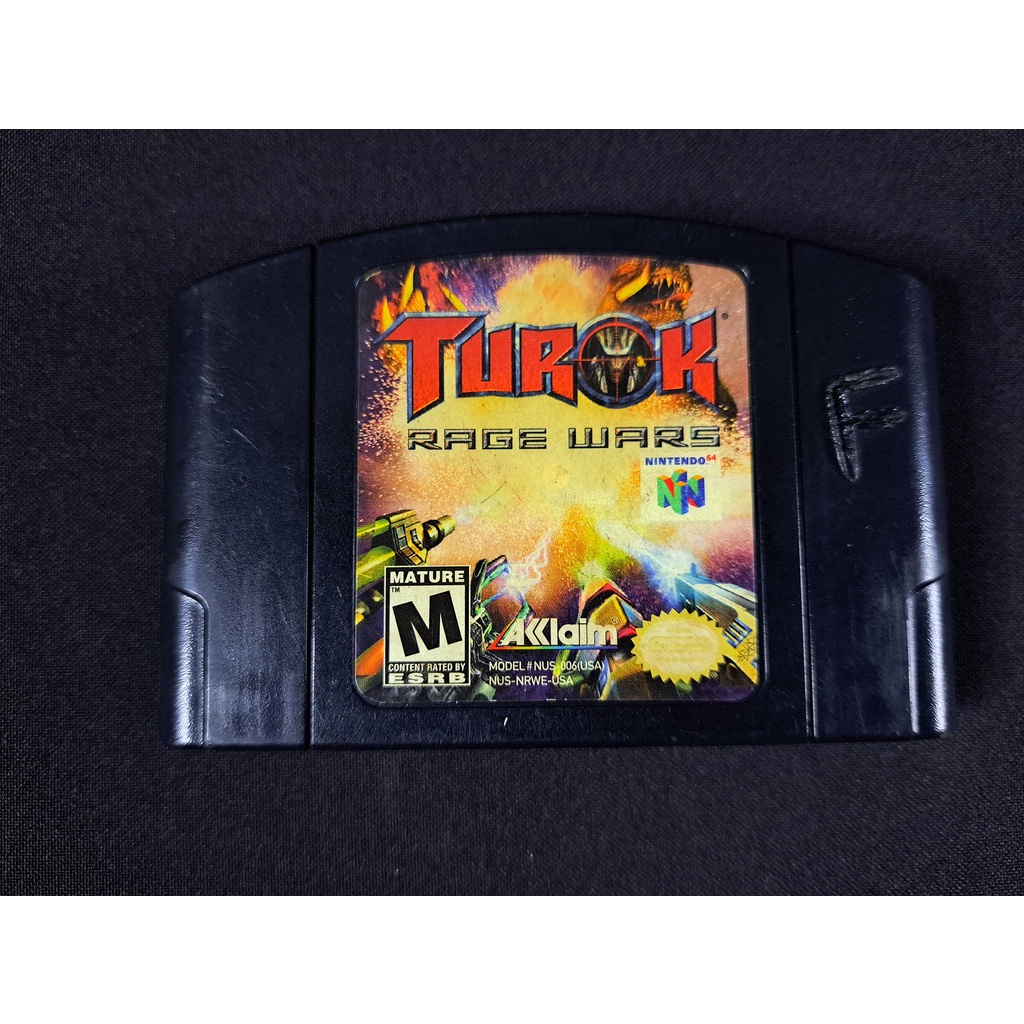 Turok Rage Wars Original Americano Nintendo 64 - N64 | Shopee Brasil