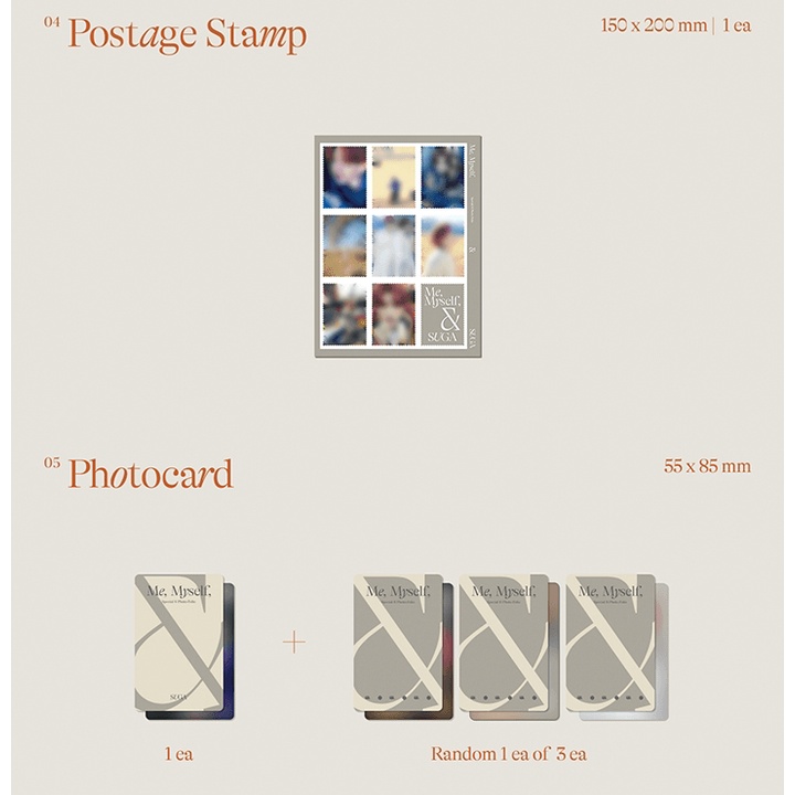1st Batch) BTS Special 8 Photo-Folio Me, Myself, and SUGA 