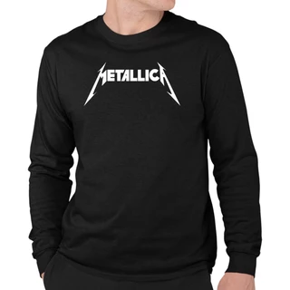 Camiseta Camisa Metallica Banda de Rock Blusa Manga Longa