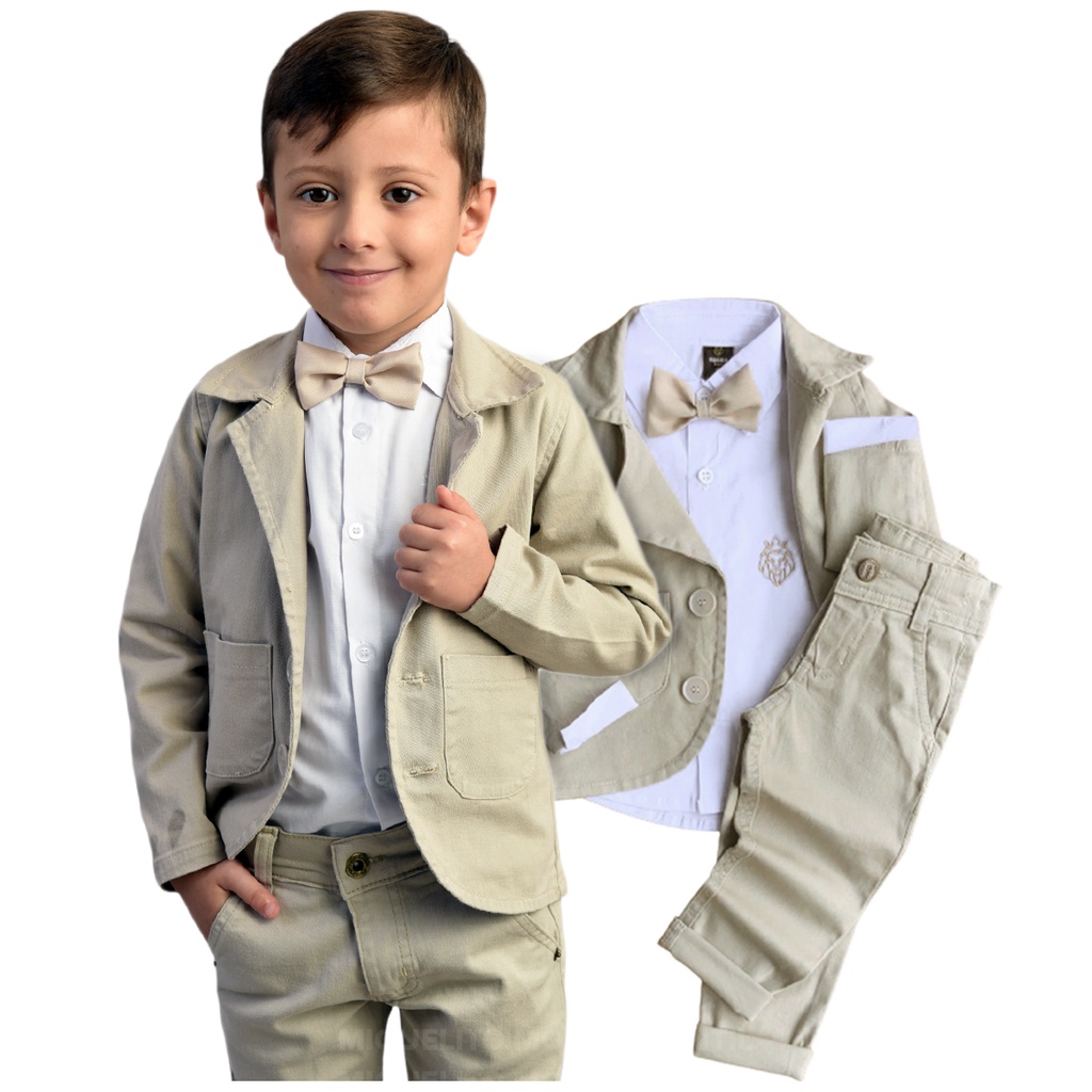 Conjunto de roupa infantil de menino Modelo 2023 kit menino