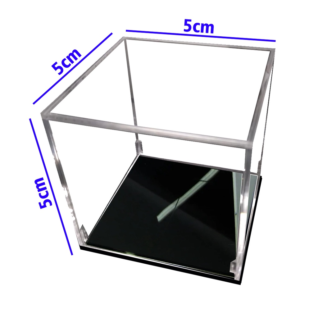 Expositor Caixa Acrílica Para Coleção Cubo 5x5x5cm