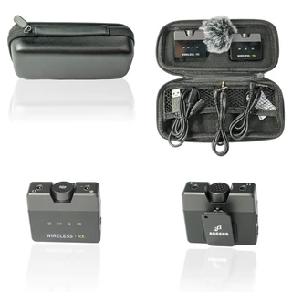 Microfone Sem Fio Arcano AR-DD1 Para Câmera Smartphone Pc
