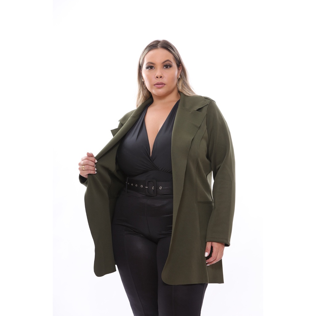 Casaquinho store plus size