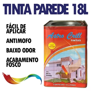 Tinta Parede 18L Acrilíca Astro Crill VARIAS CORES