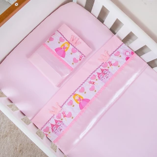 Jogo 3 Peças Lençol 130x70cm Berço Americano Padrão Percal 400 fios Antialérgico em Oferta na Shopee