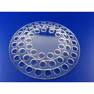 Base Crochê Acrílicas Redonda PEQUENAS - 17CM - 15CM - 13CM - 10CM - 8CM - 9CM - 7CM - 6 CM em Oferta na Shopee