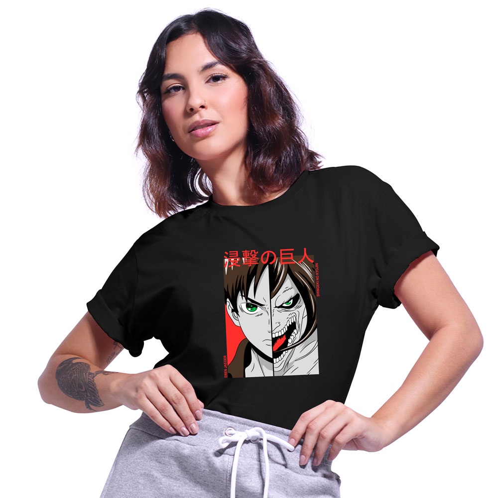 Camisetas anime estampa Attack on Titan - Camisetas anime 30.1